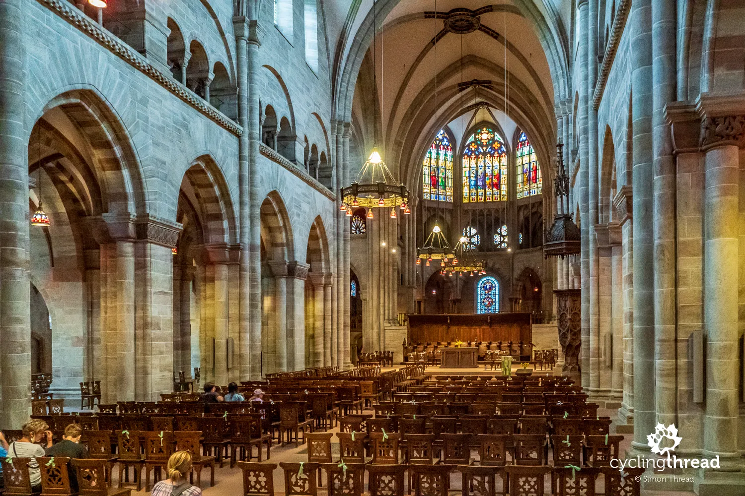 Interior of the Basel Cathedral