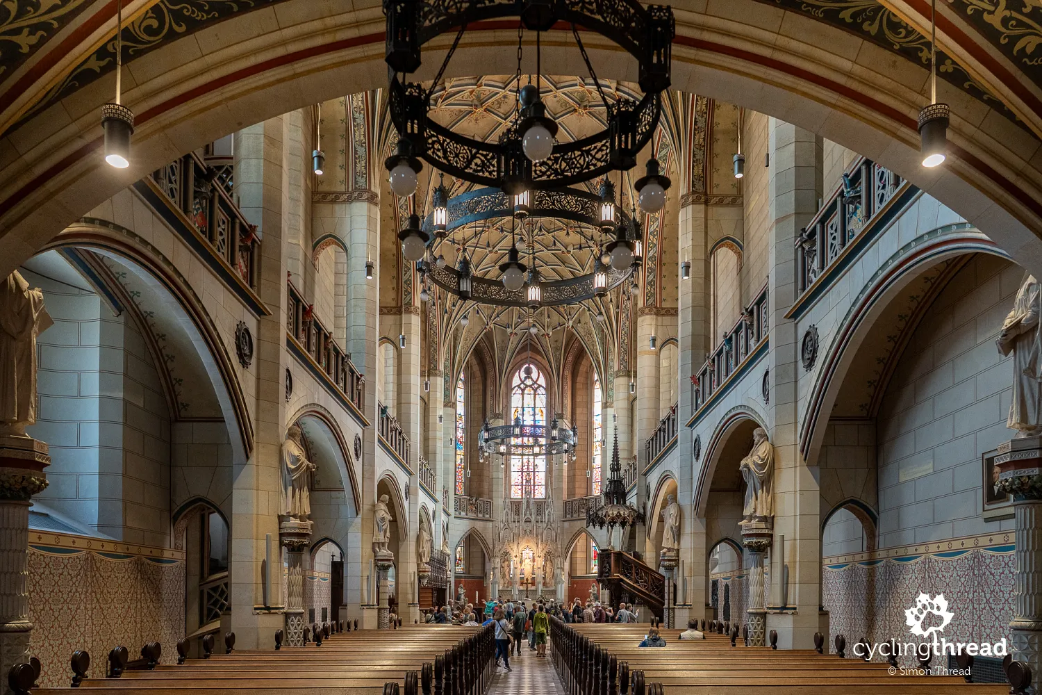 Interior of the Castle Church in Lutherstadt Wittenberg
