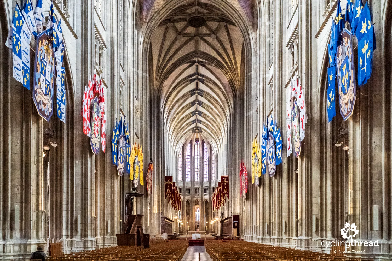Interior of the Sainte-Croix Cathedral in Orleans