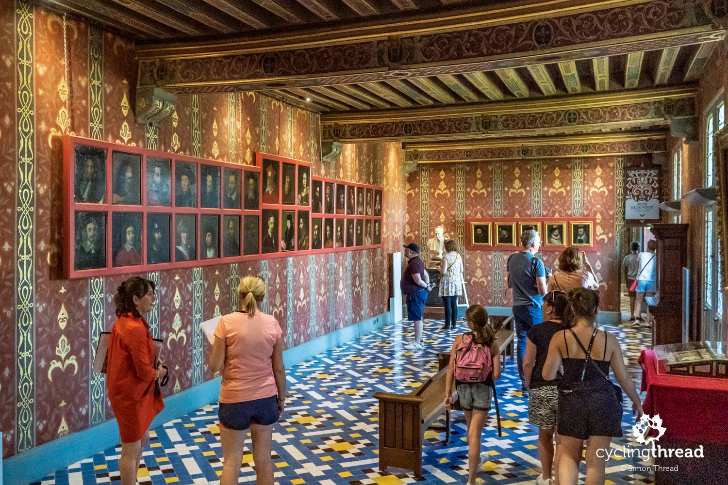 Interiors of the royal castle in Blois