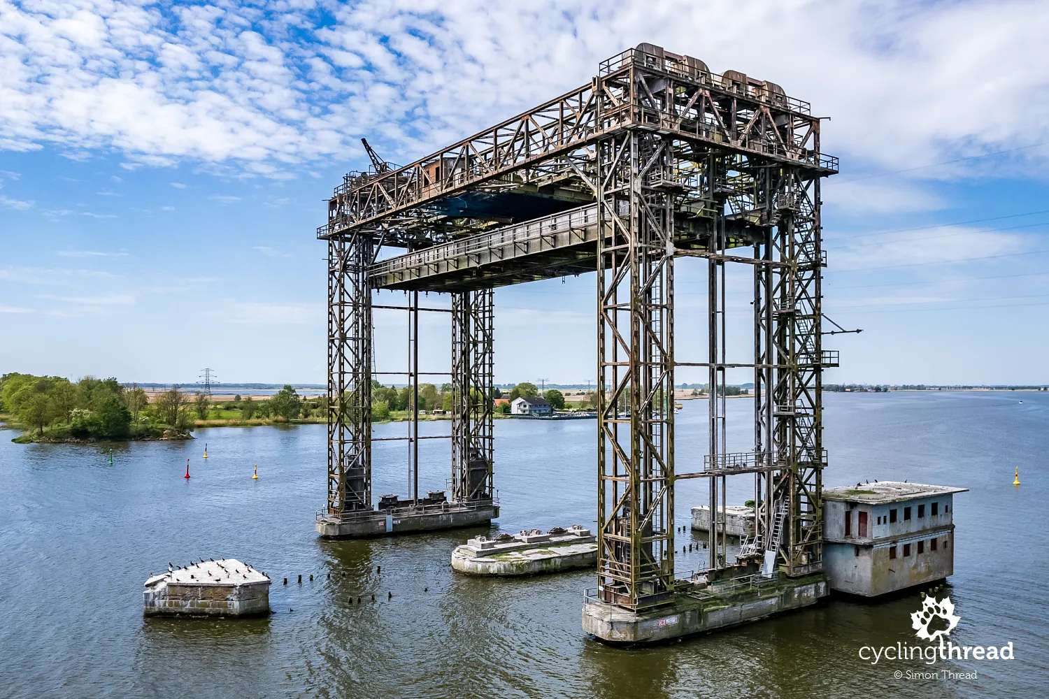 Karniner Brücke - the former railway bridge