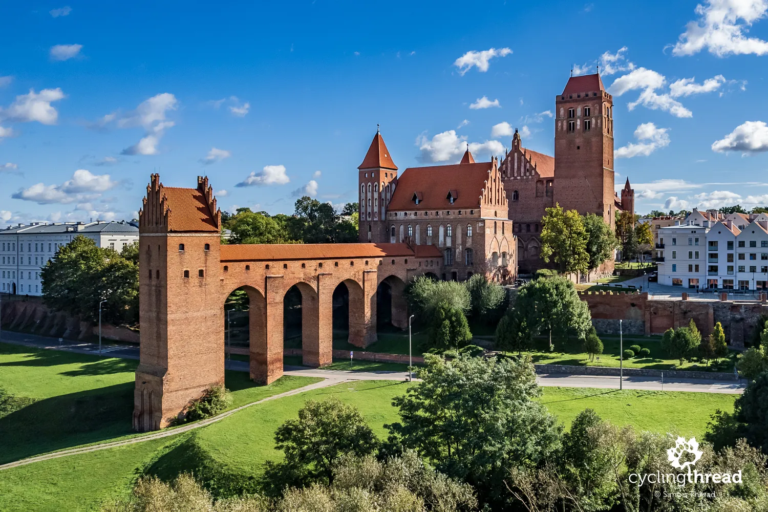 Kwidzyn Castle, with the gdanisko in the foreground