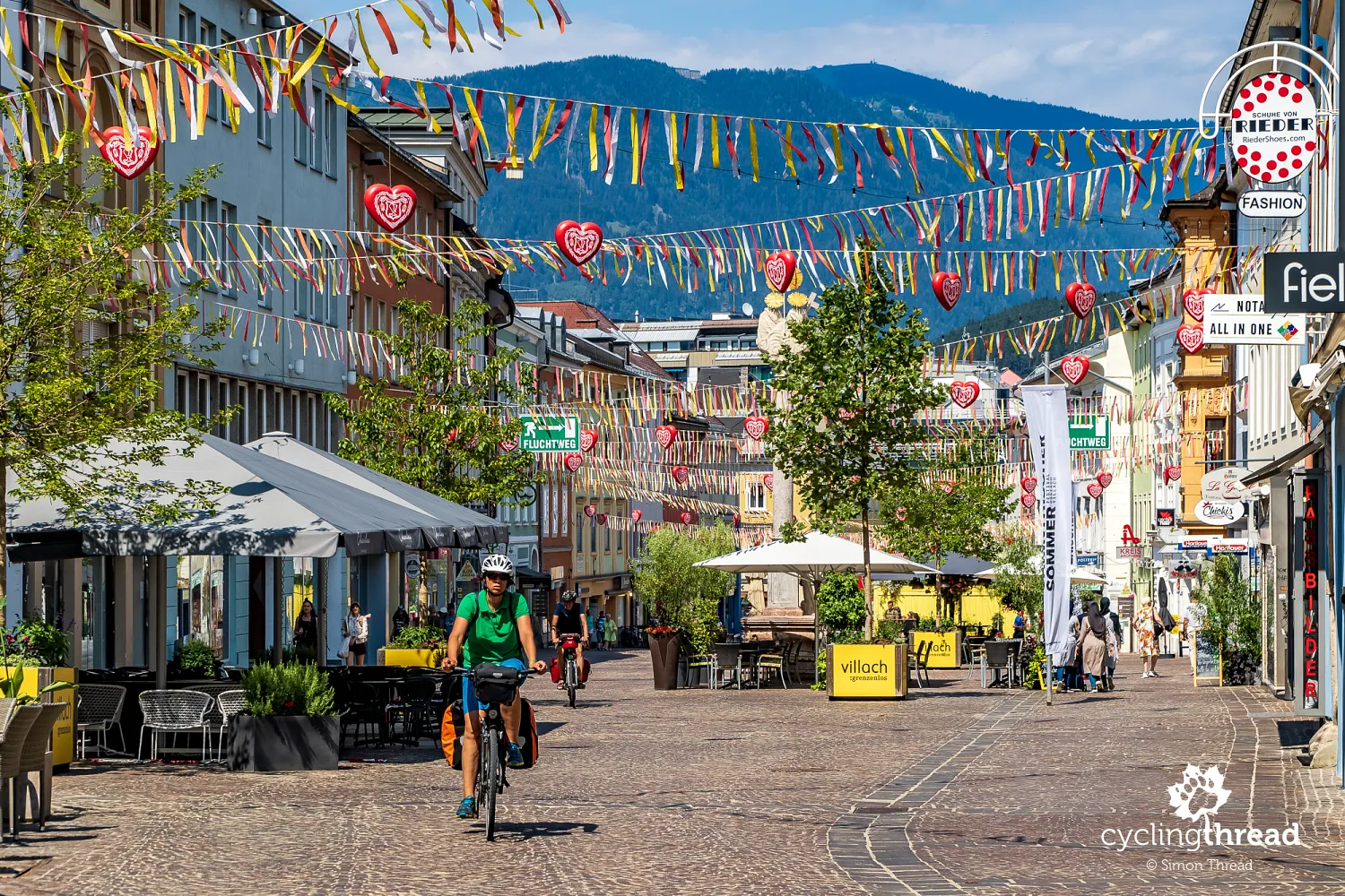 Main square in Villach, Carinthia