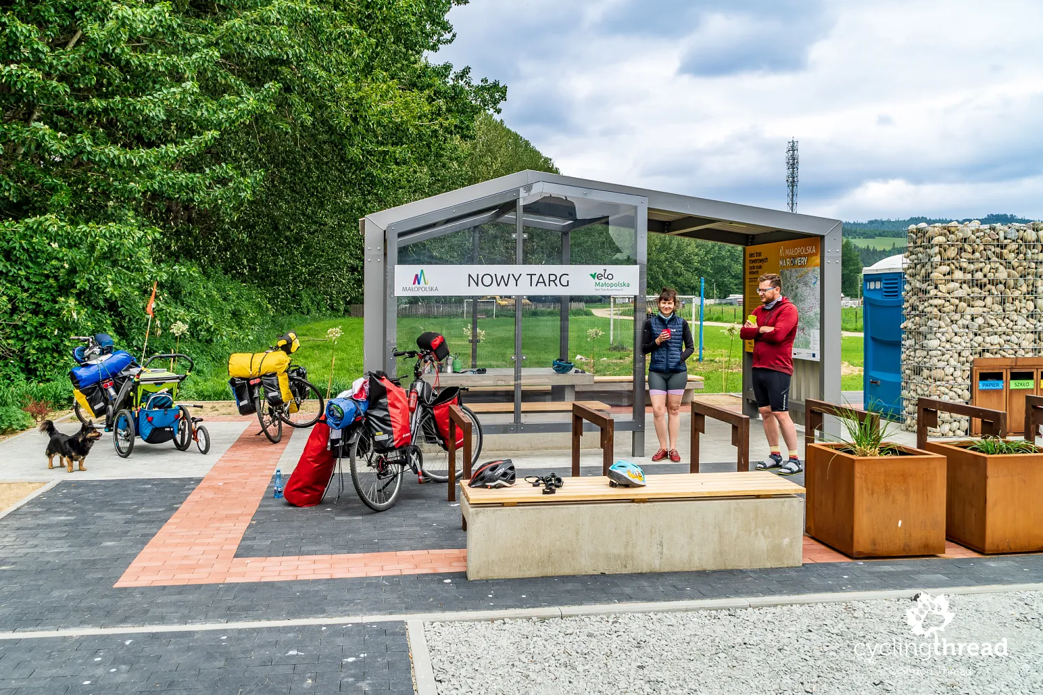 MOR - a cyclist rest area in Małopolska