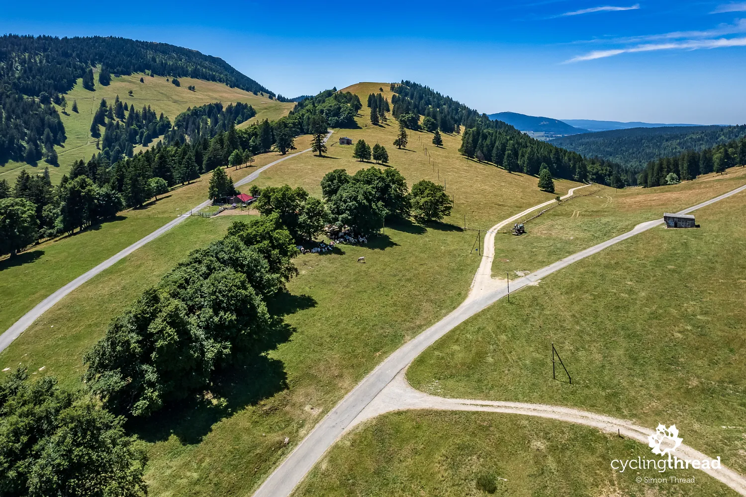 Mountain landscape of Jura in Switzerland