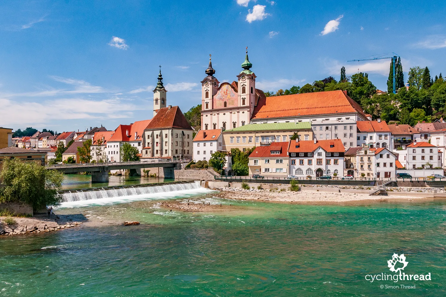 Mouth of the Steyr River