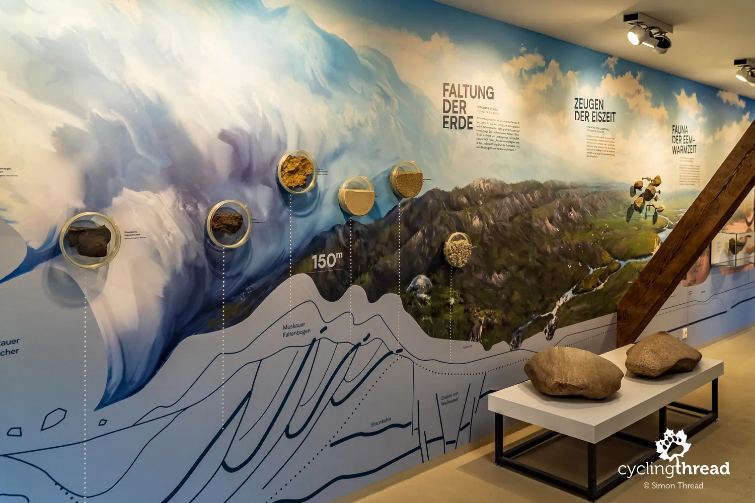 The Muskau Arch - cross-section at the Old Brickyard