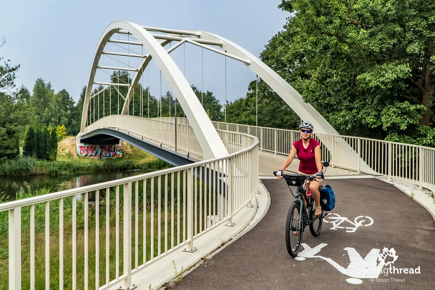 New cycling bridge in Ustka