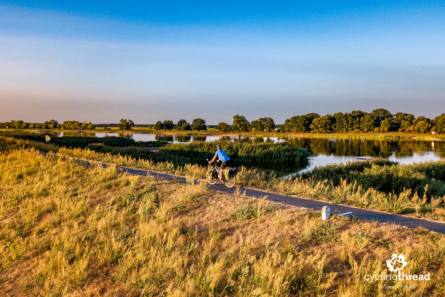 The Oder and Lusatian Neisse cycling route