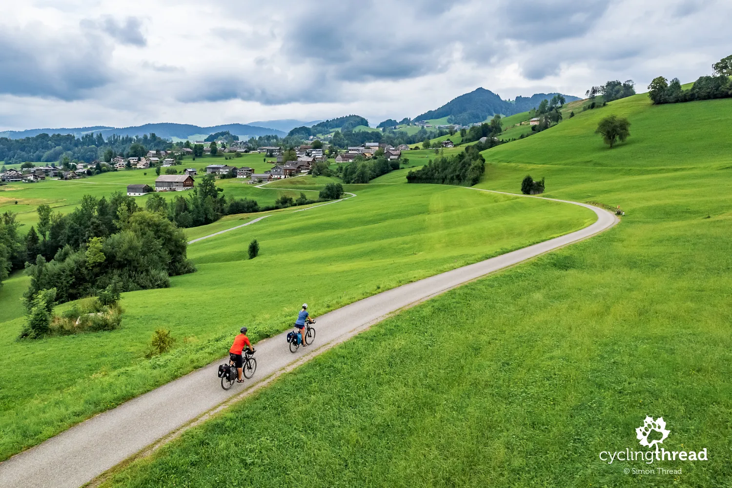 Old railway cycle path in Bregenzerwald