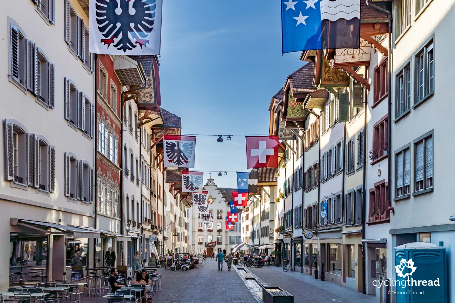 Old Town in Aarau, Switzerland