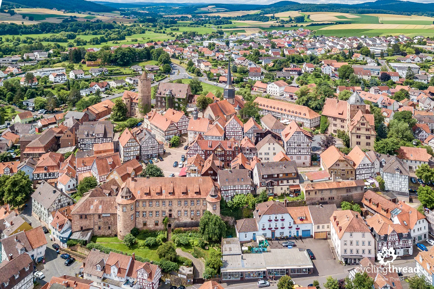 Panorama of Schlitz in Hesse
