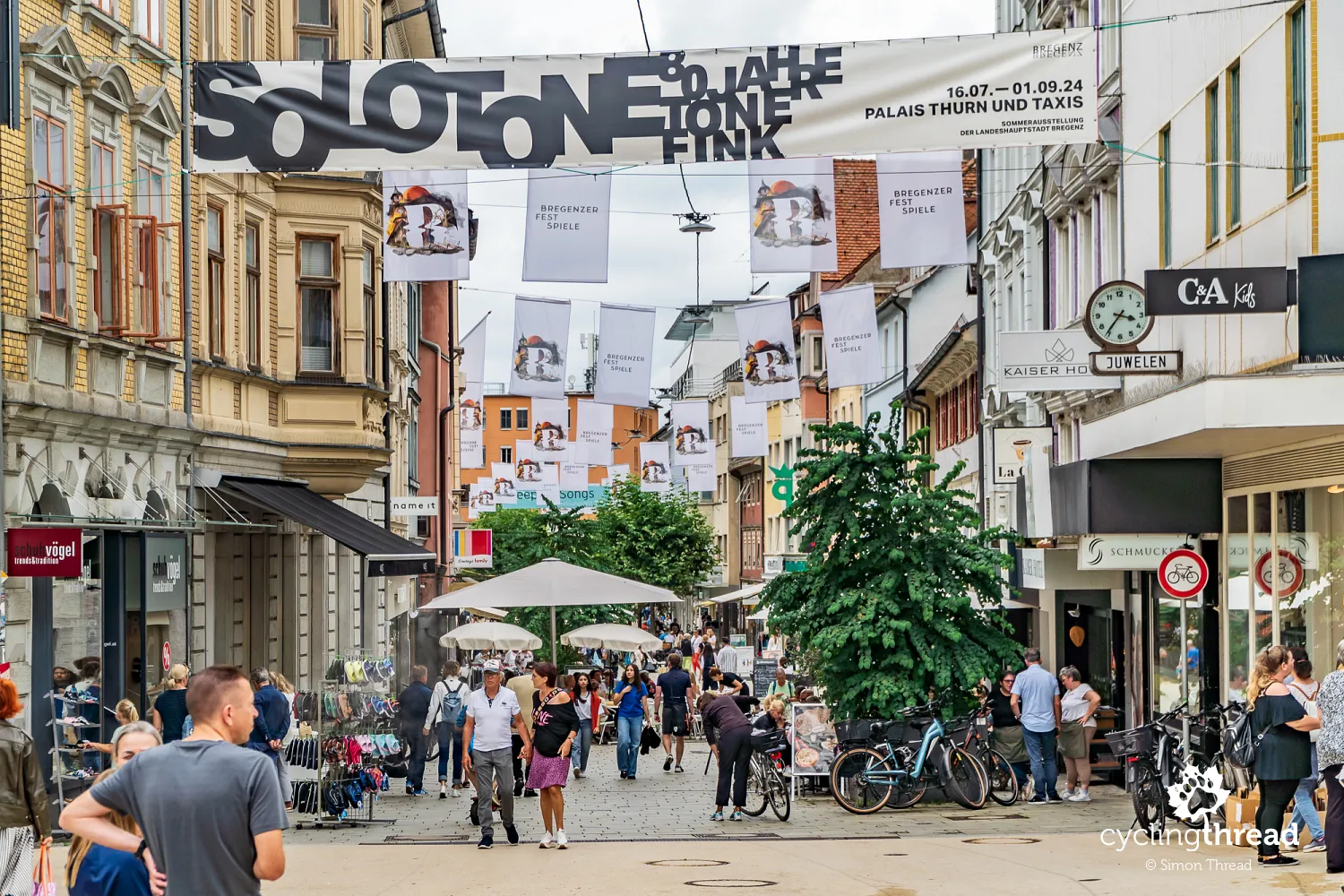 Pedestrian street in Bregenz