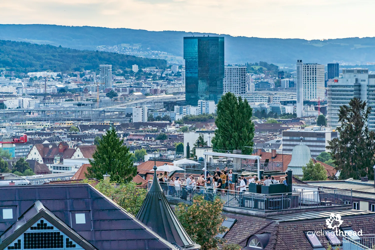 The rooftops of Zurich