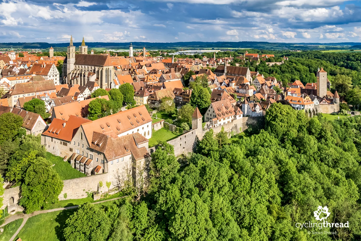 Rothenburg ob der Tauber – city panorama