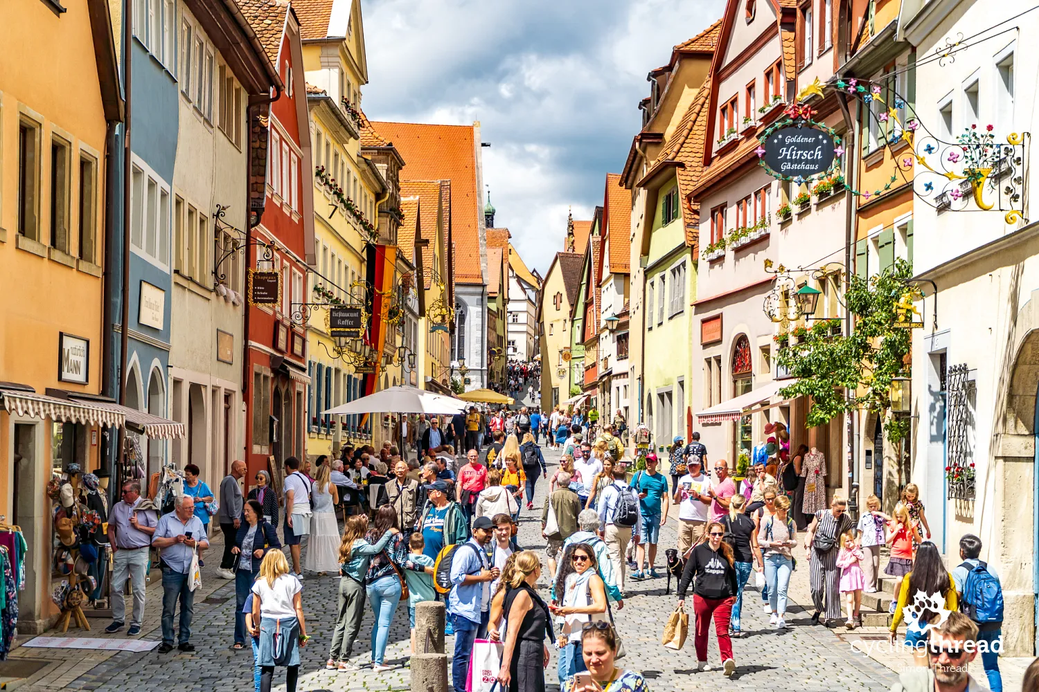 Rothenburg ob der Tauber - city street