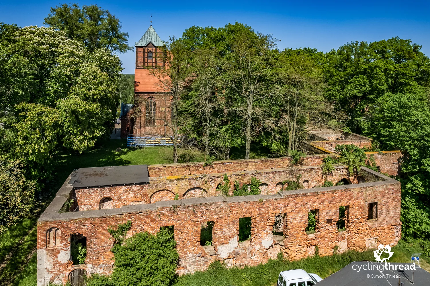 Ruins of the Augustinian monastery in Police-Jasienica