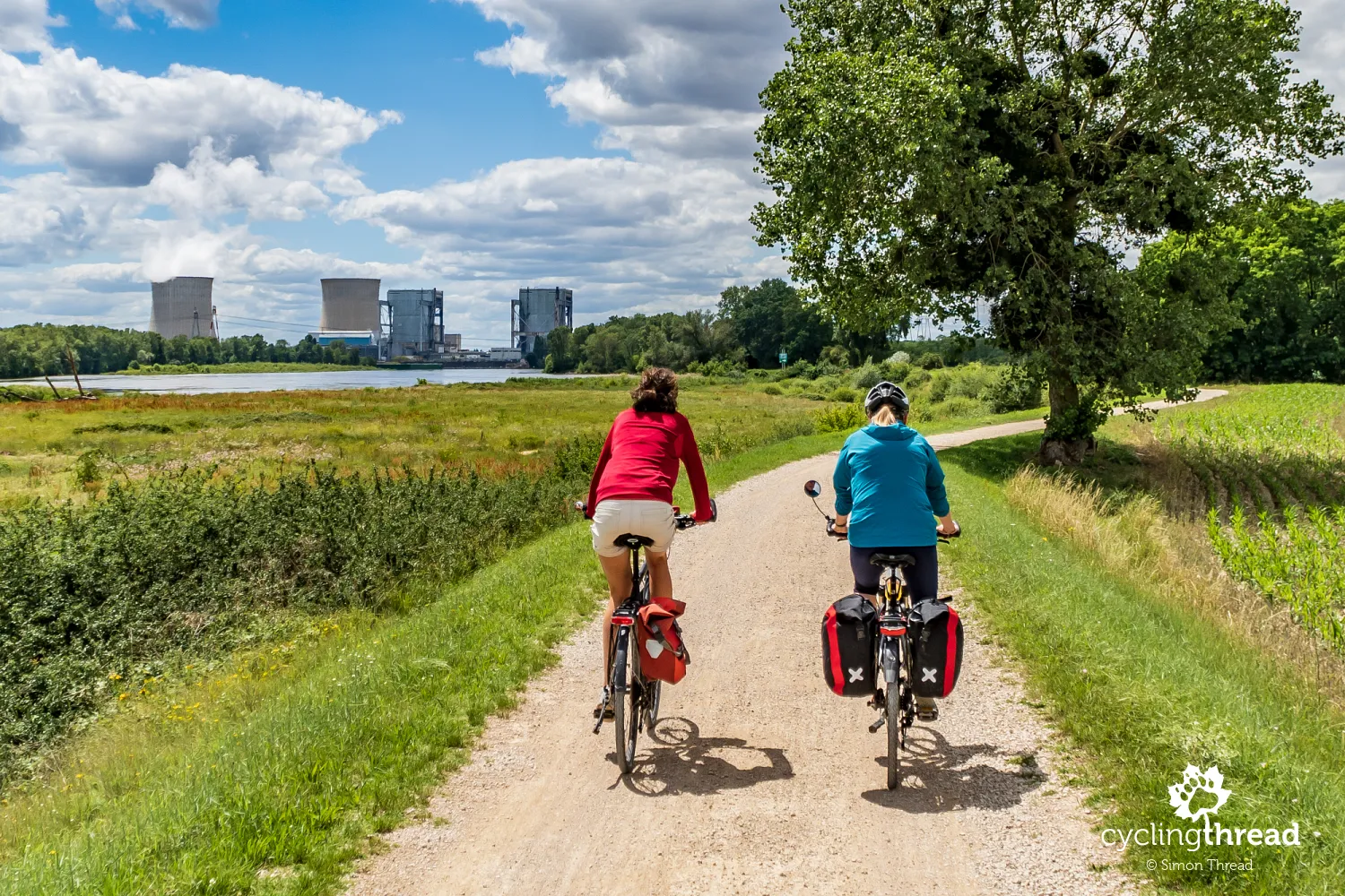 Saint-Laurent-des-Eaux nuclear power plant on the Loire