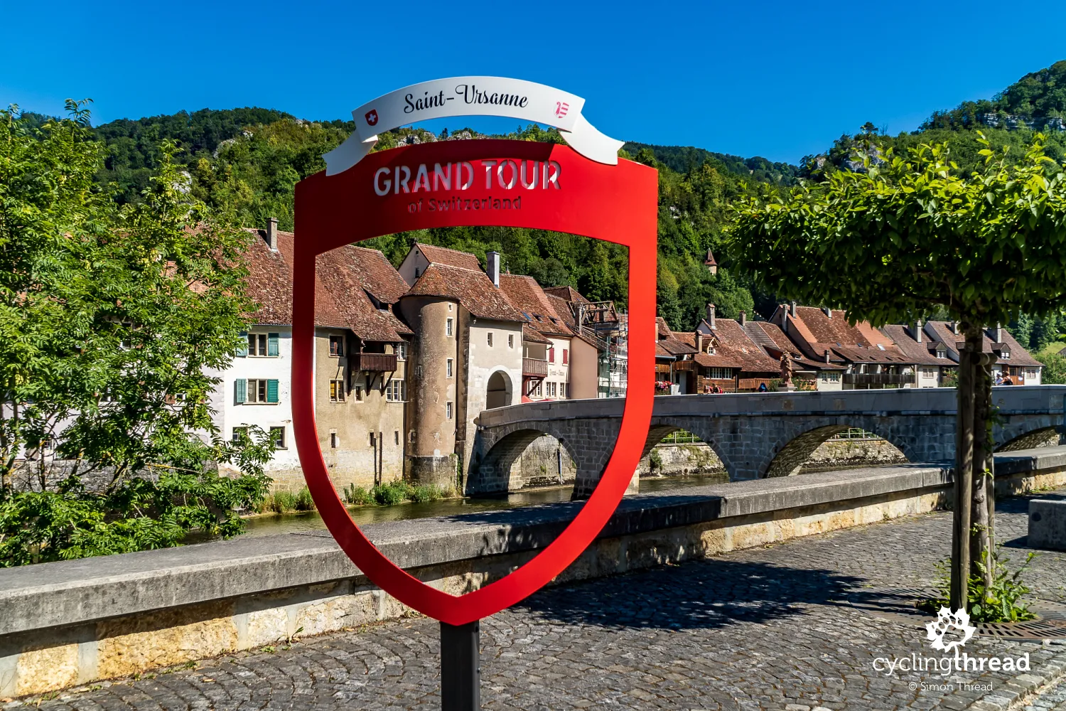 Saint-Ursanne along the Grand Tour of Switzerland