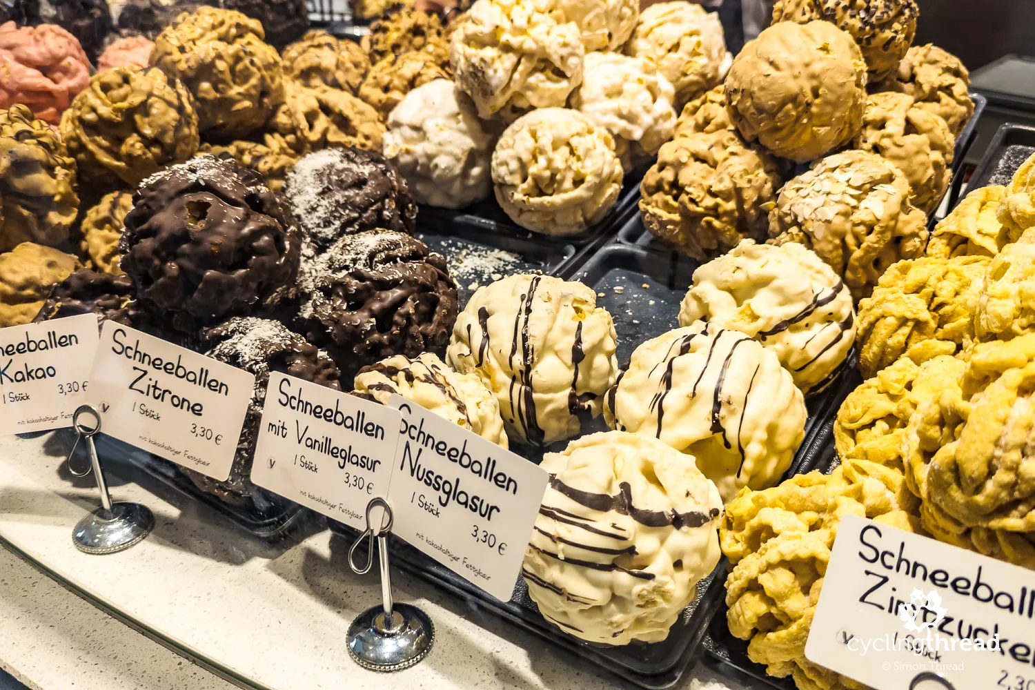 Schneeballen - a sweet Rothenburg treat