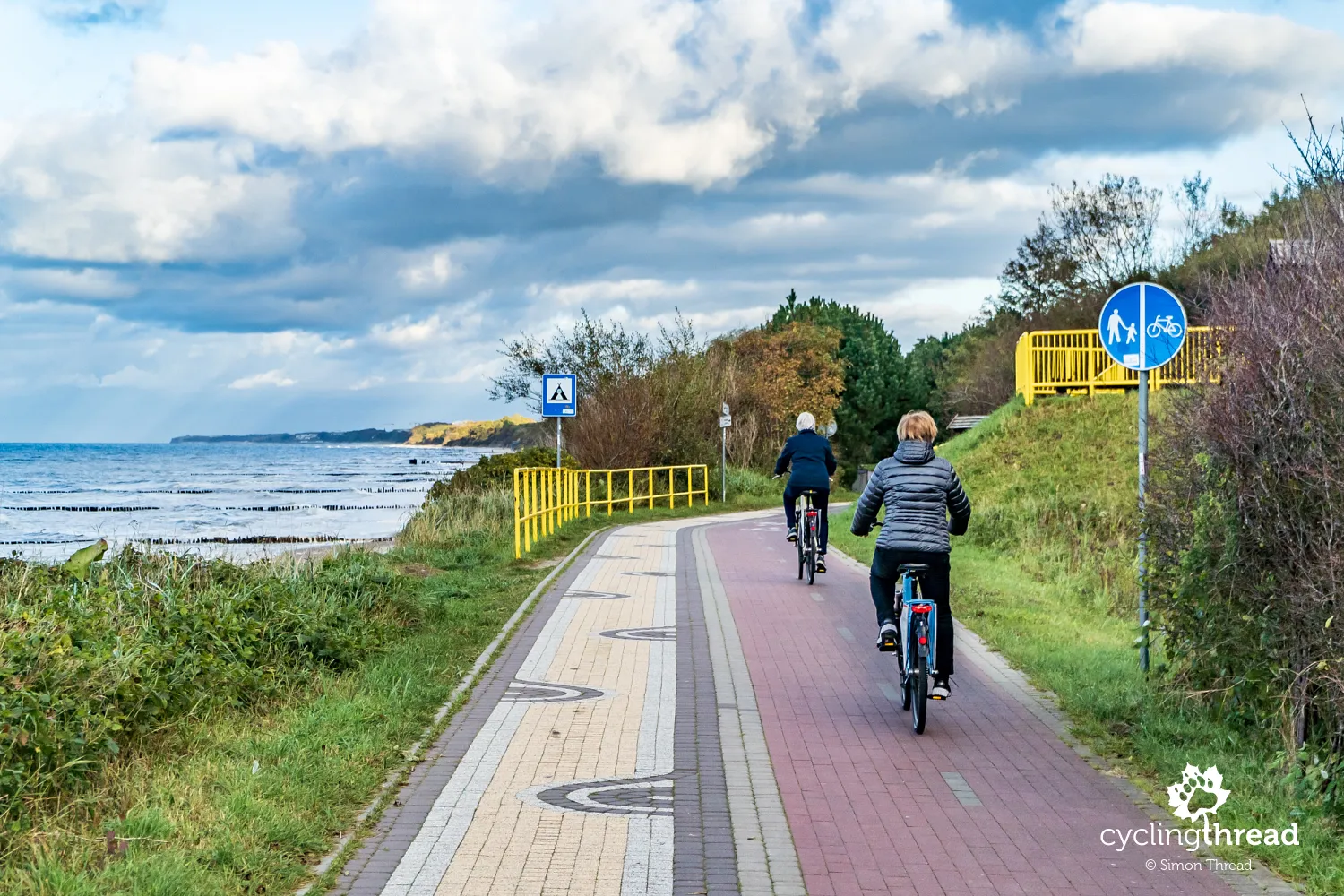 Seaside cycling route near Kołobrzeg