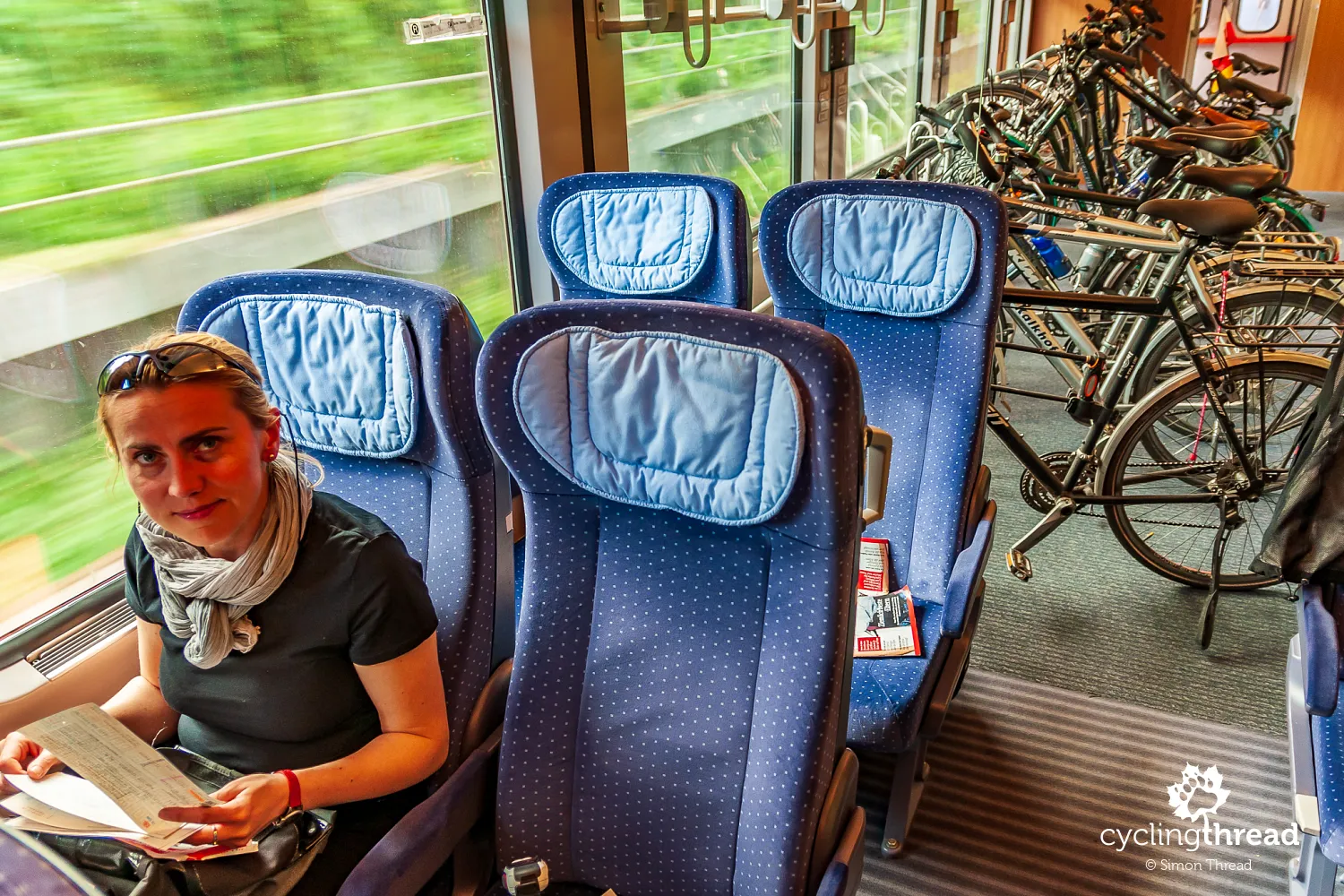 A special carriage for cycling tourists