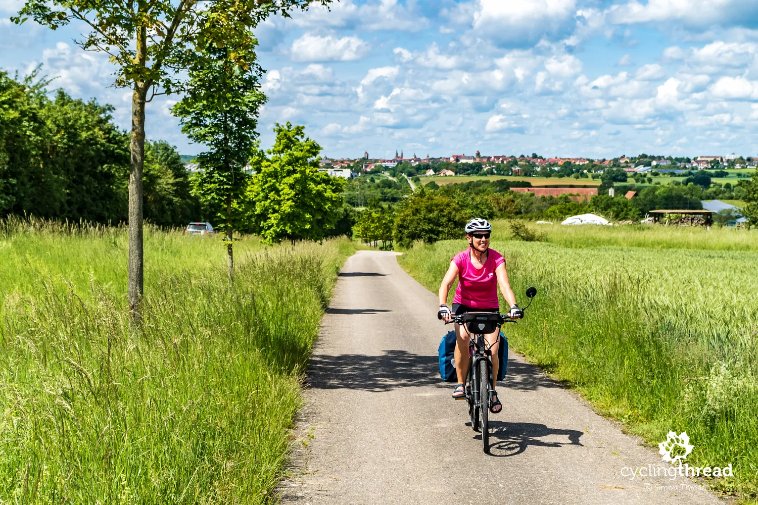 Starting on the Altmühl River cycling route