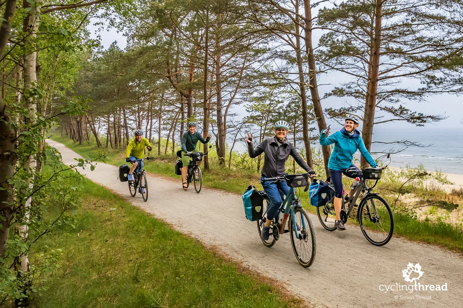 Szczecin Lagoon Cycle Route before Międzyzdroje
