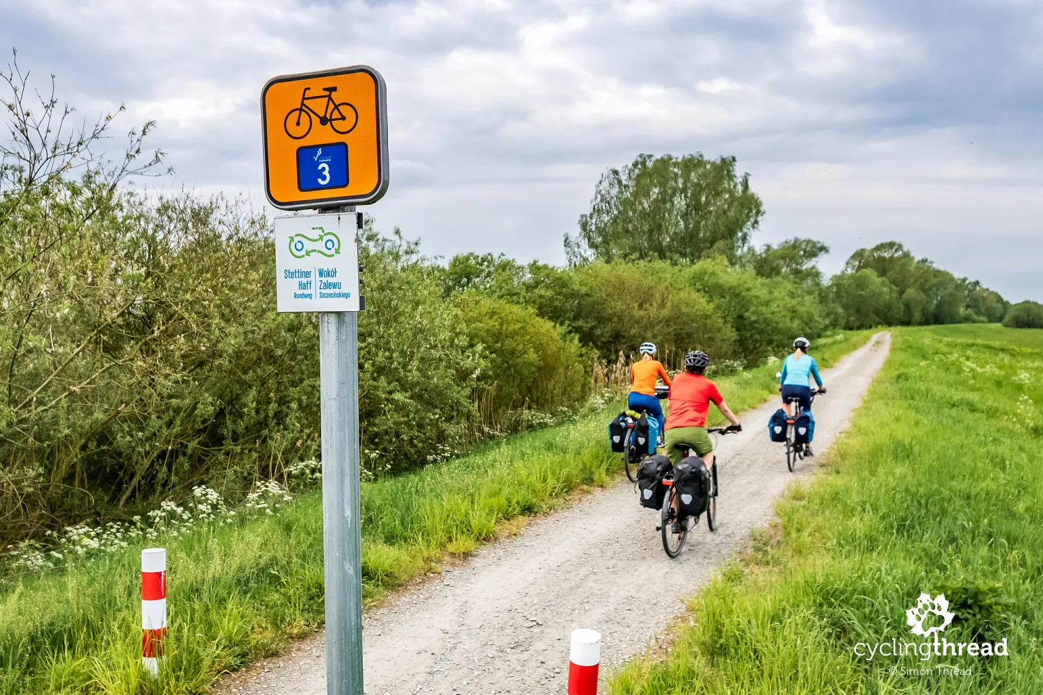 Szczecin Lagoon Cycle Route near Goleniów