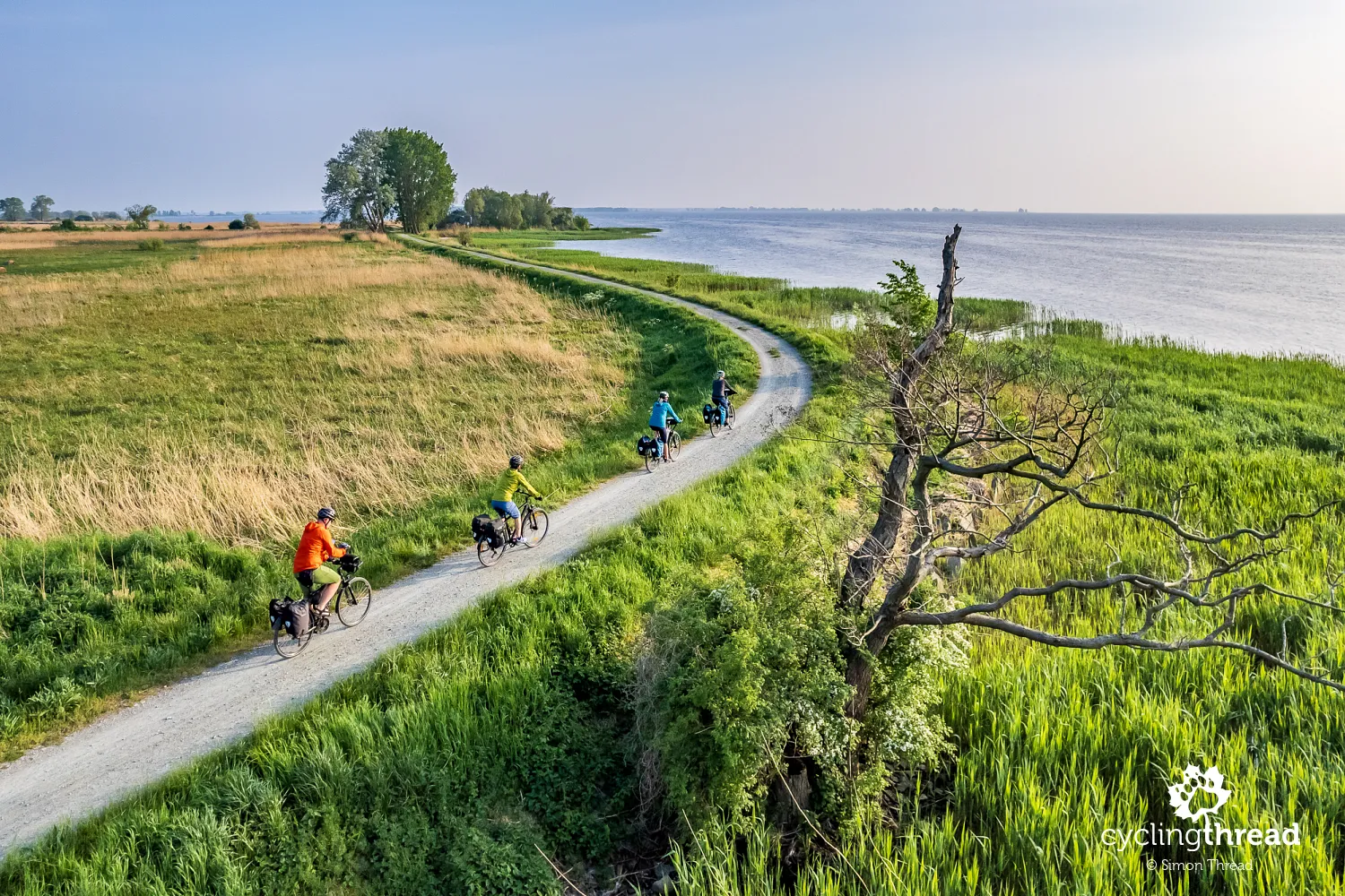 Szczecin Lagoon Cycle Route - section near Wolin