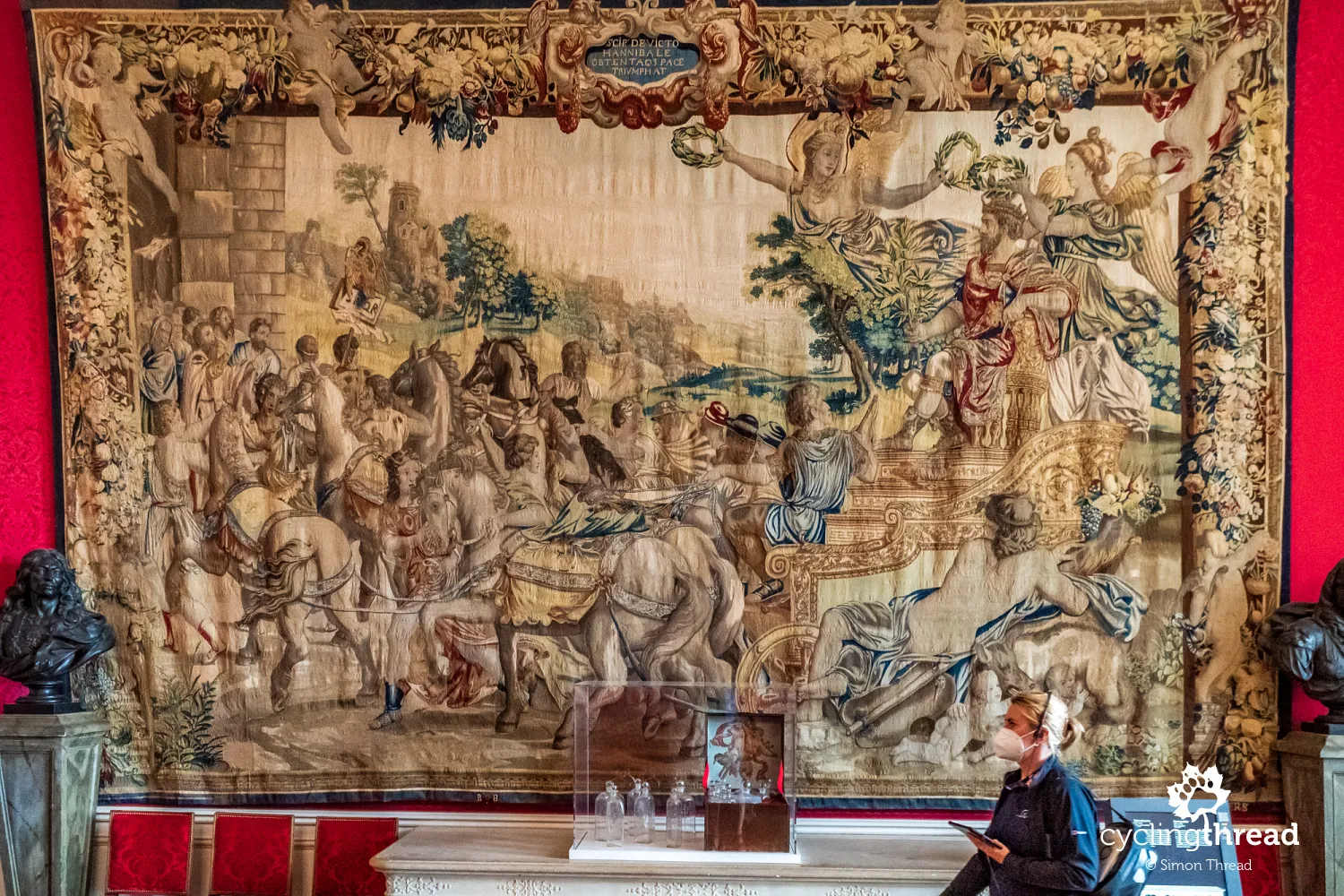 Tapestry at Chambord castle