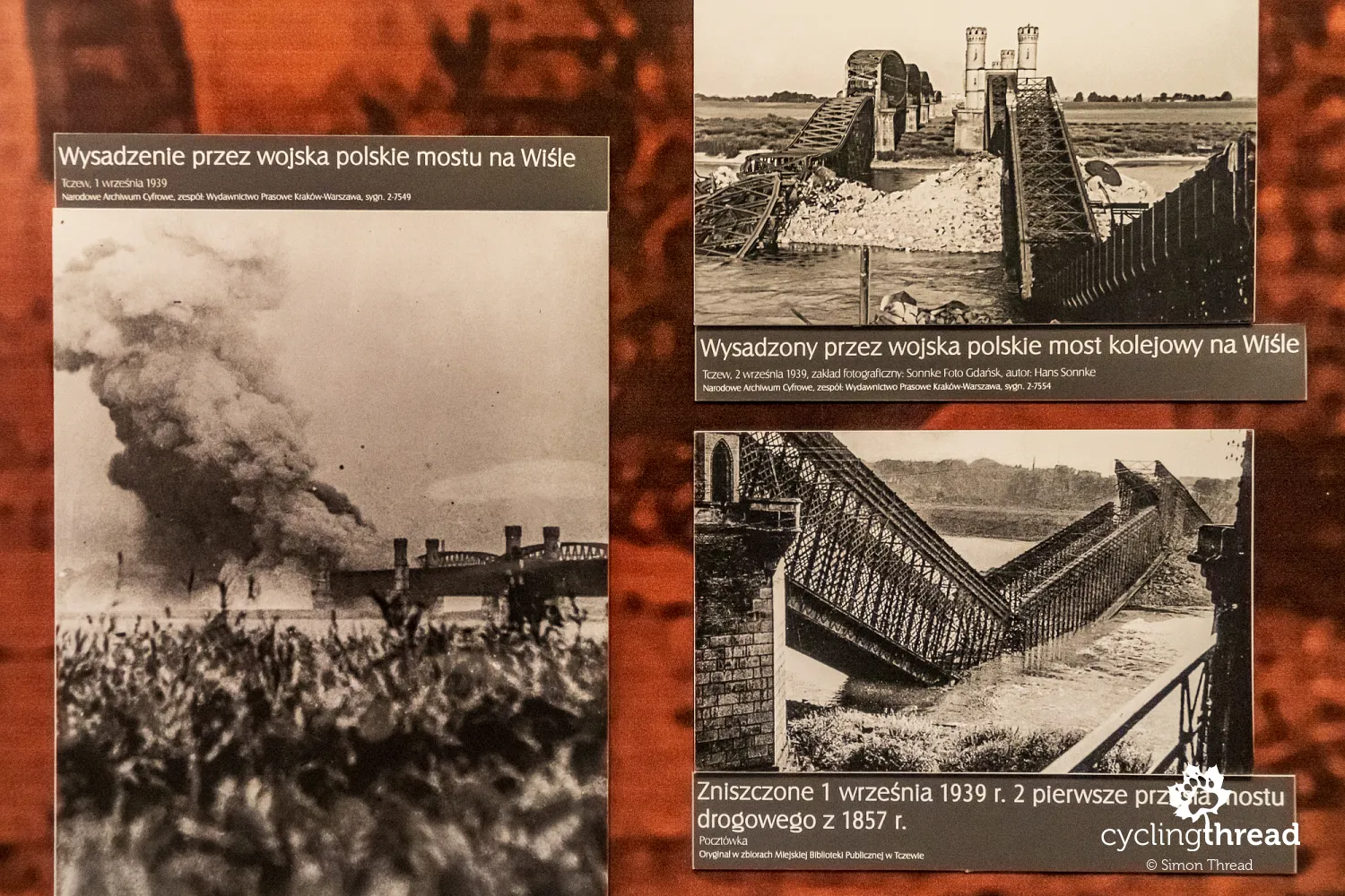 Tczew bridges blown up