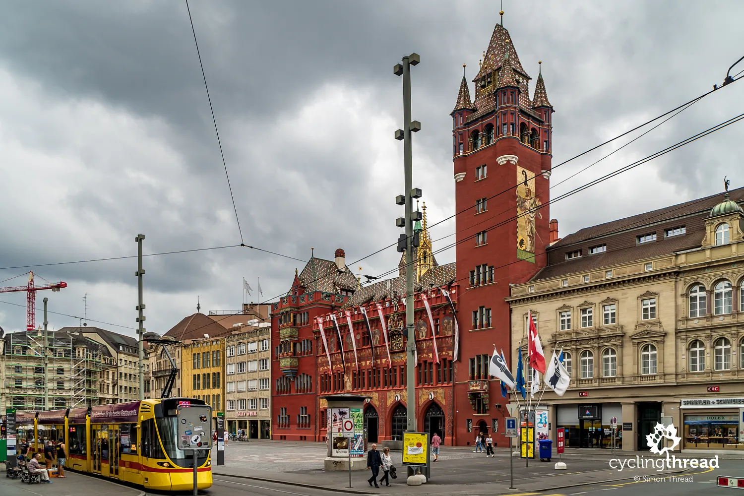 Town hall at the Market Square in Basel