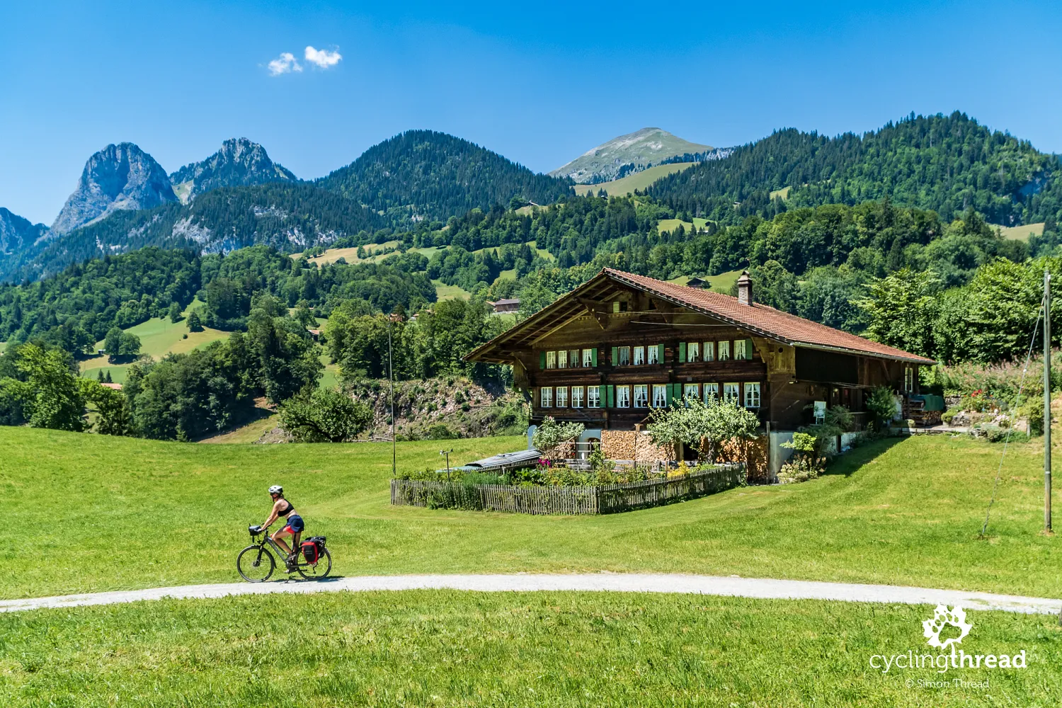 A traditional wooden house in the Simme Valley