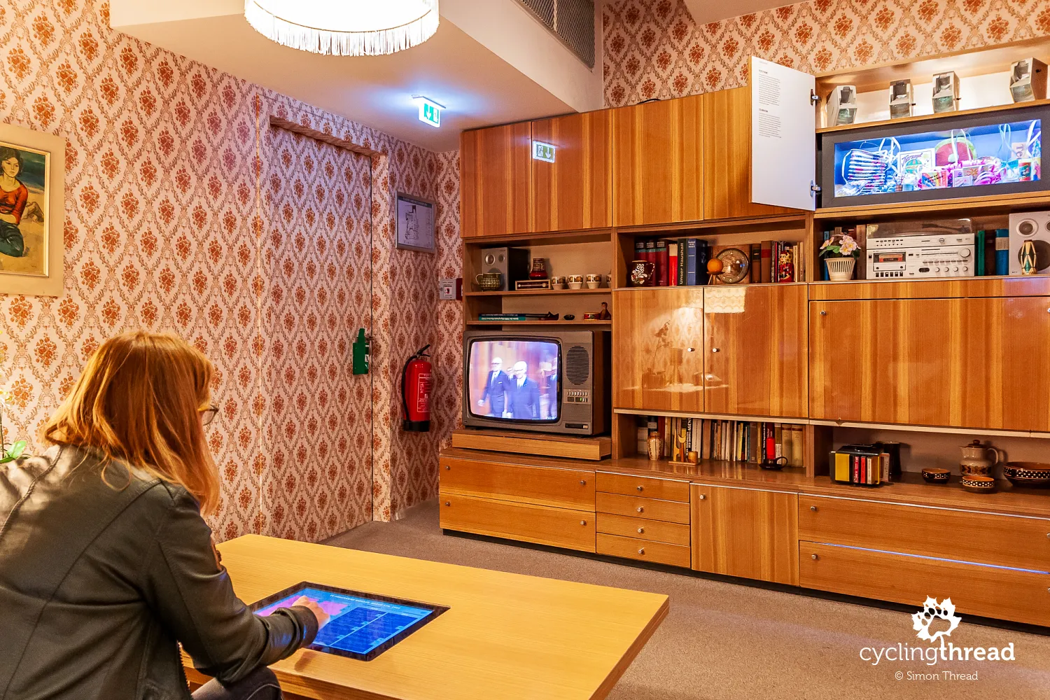 A typical living room in a 1970s prefabricated apartment