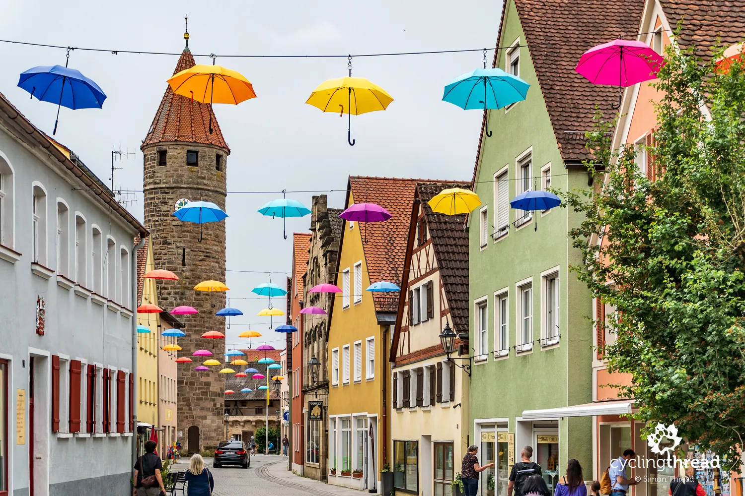 Umbrella project in Gunzenhausen