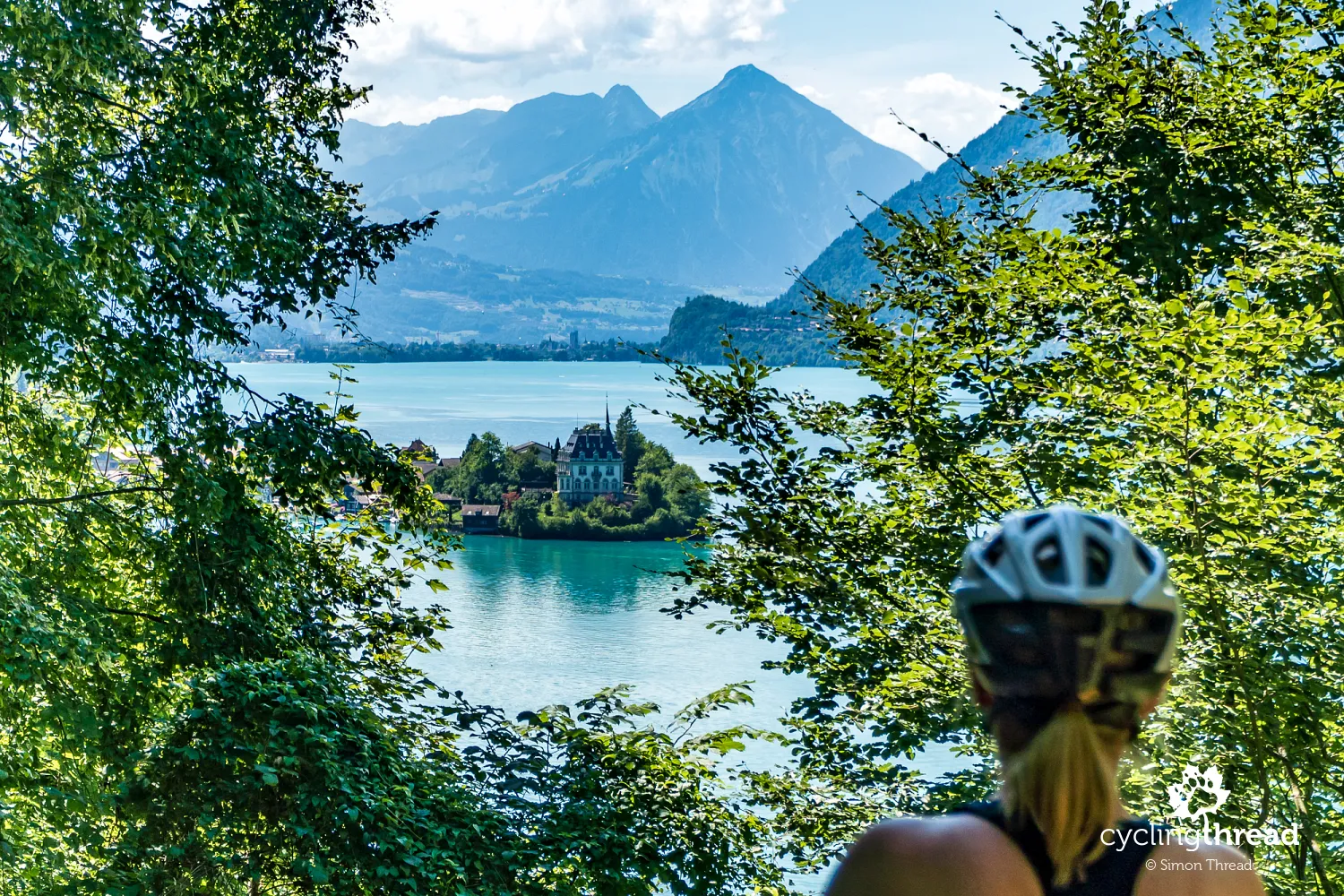 The village of Iseltwald by Lake Brienz