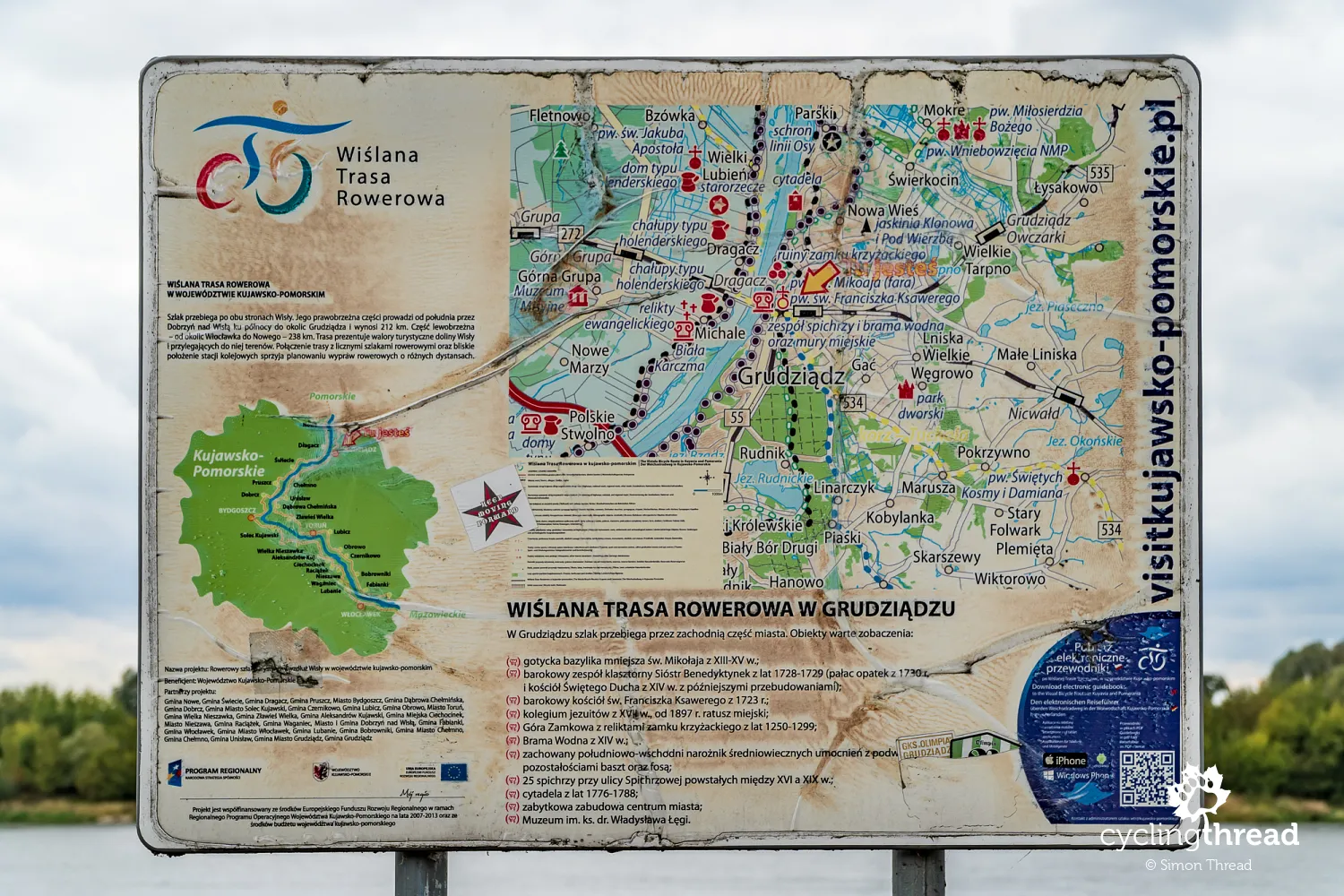 Vistula Cycling Route in Kuyavian-Pomeranian Voivodeship