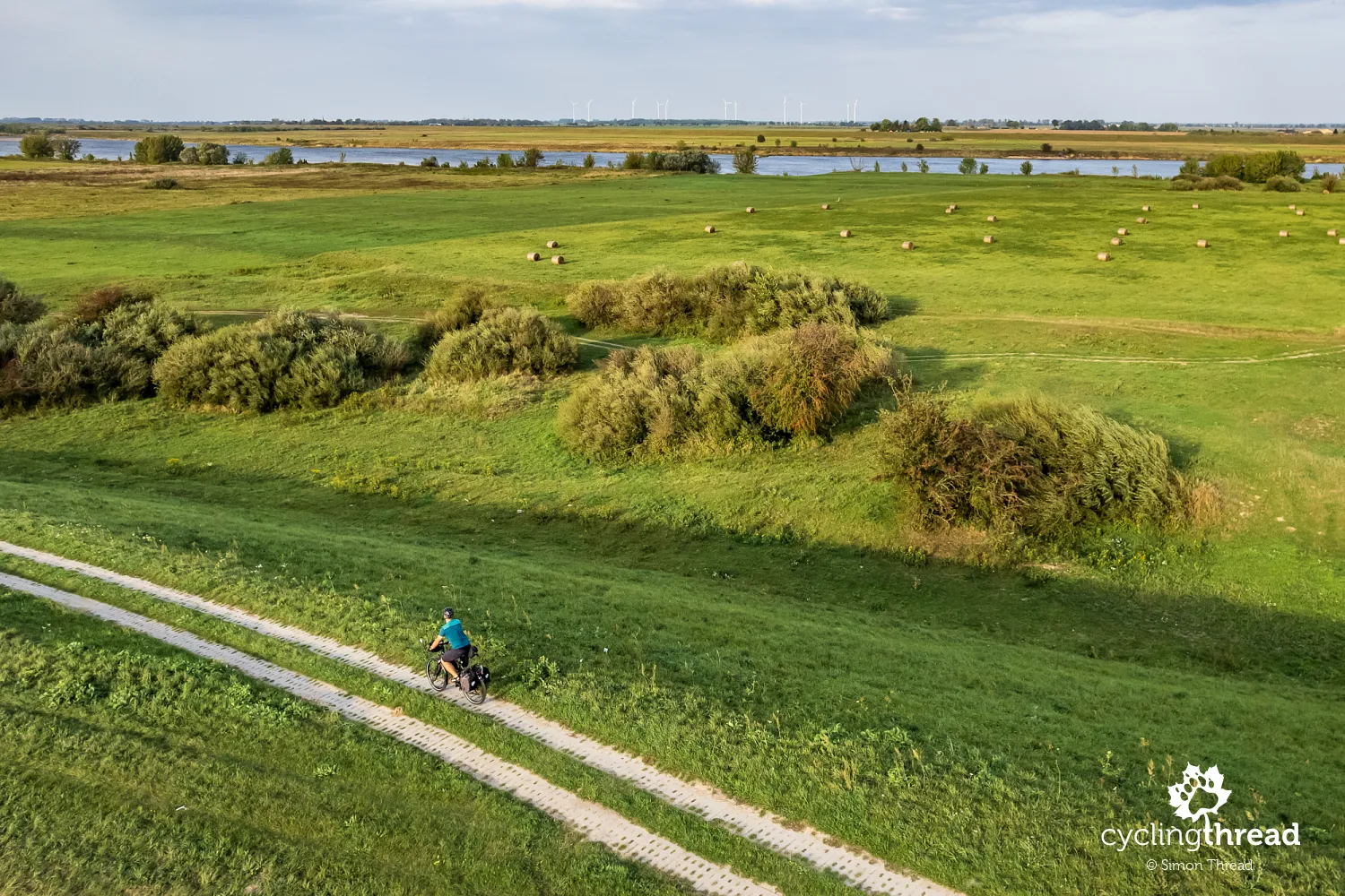 Vistula embankments near Rybaki in Pomorskie