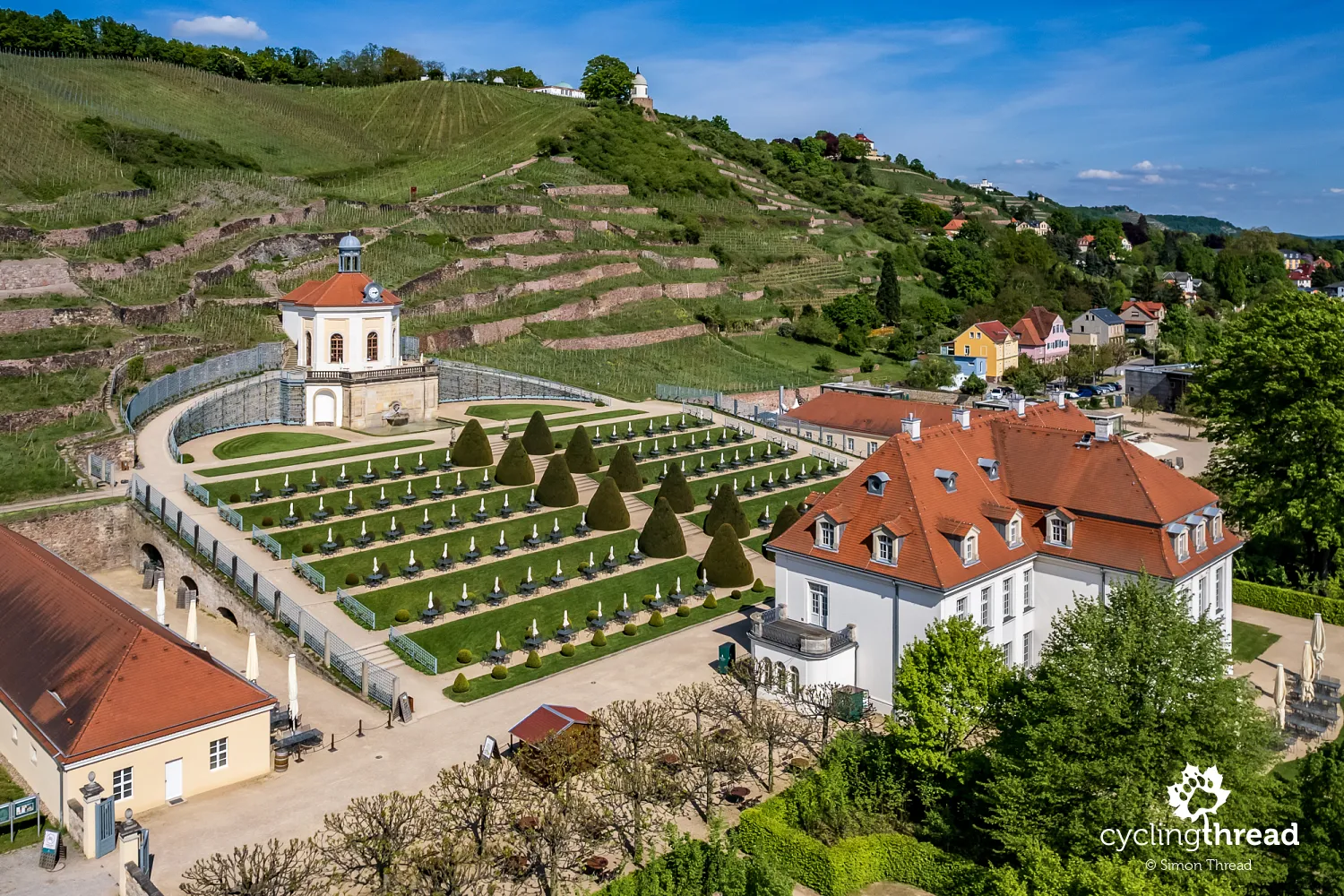 The Wackerbarth Palace in Radebeul, Saxony