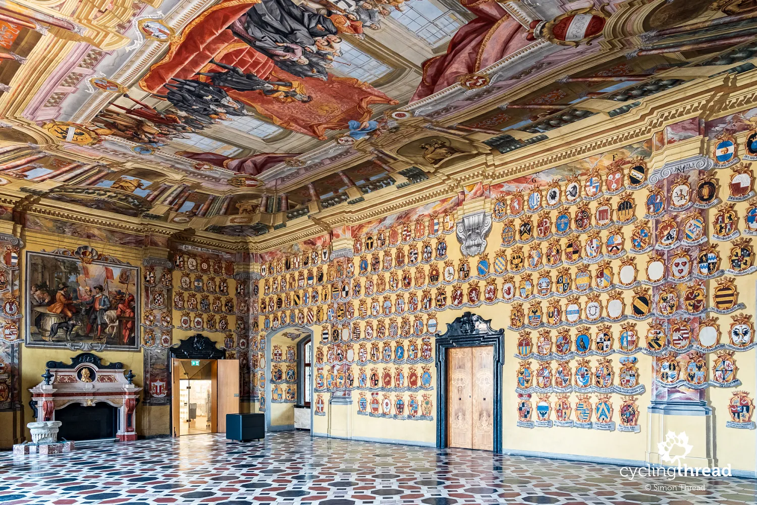 Wappensaal in the Landhaus in Klagenfurt