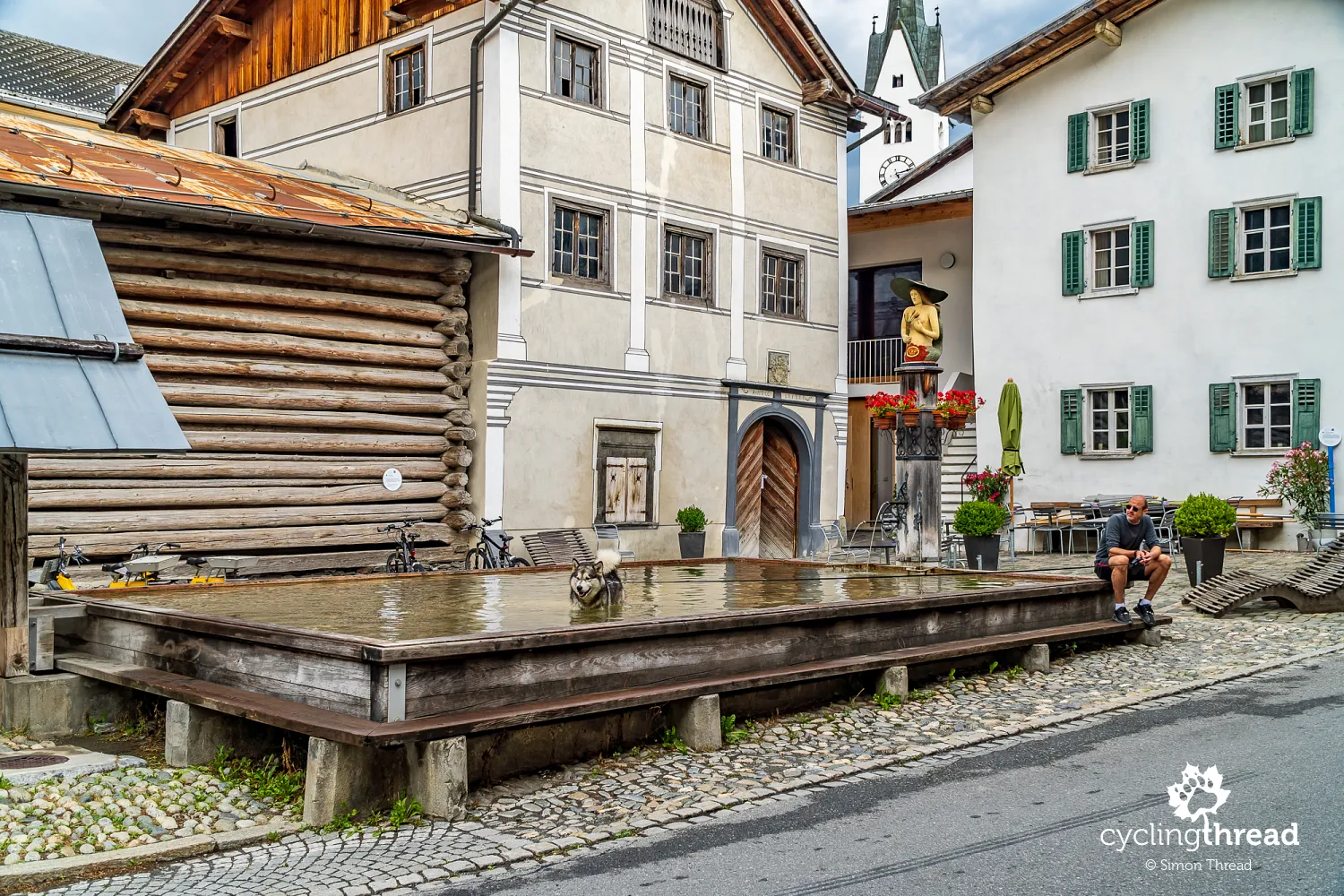 Wooden Fountain in Valendas