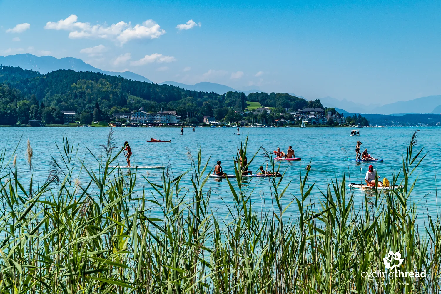Wörthersee Lake in Carinthia, Austria