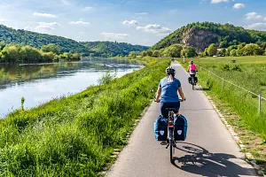 The&nbsp;Elbe Cycle Route between Dresden and&nbsp;Meissen