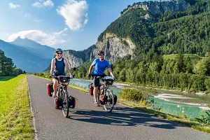Rhein Bicycle Route in&nbsp;Switzerland
